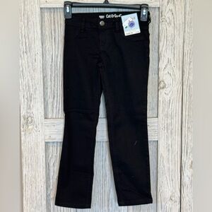 Cat & Jack Classic Black Jeans sz 6 NWT